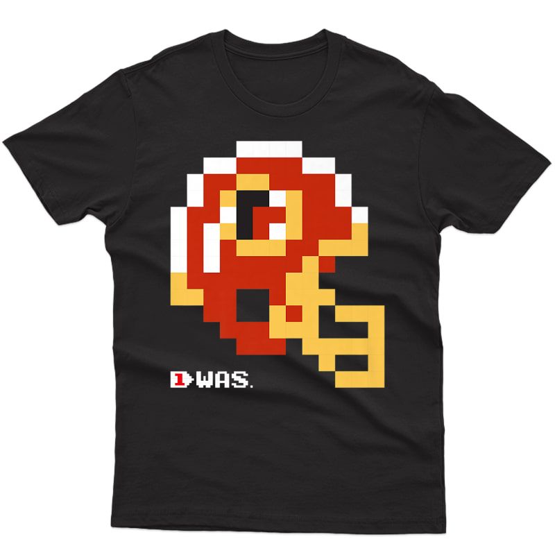 8-bit Retro Vintage Video Game T Shirt Washington Football