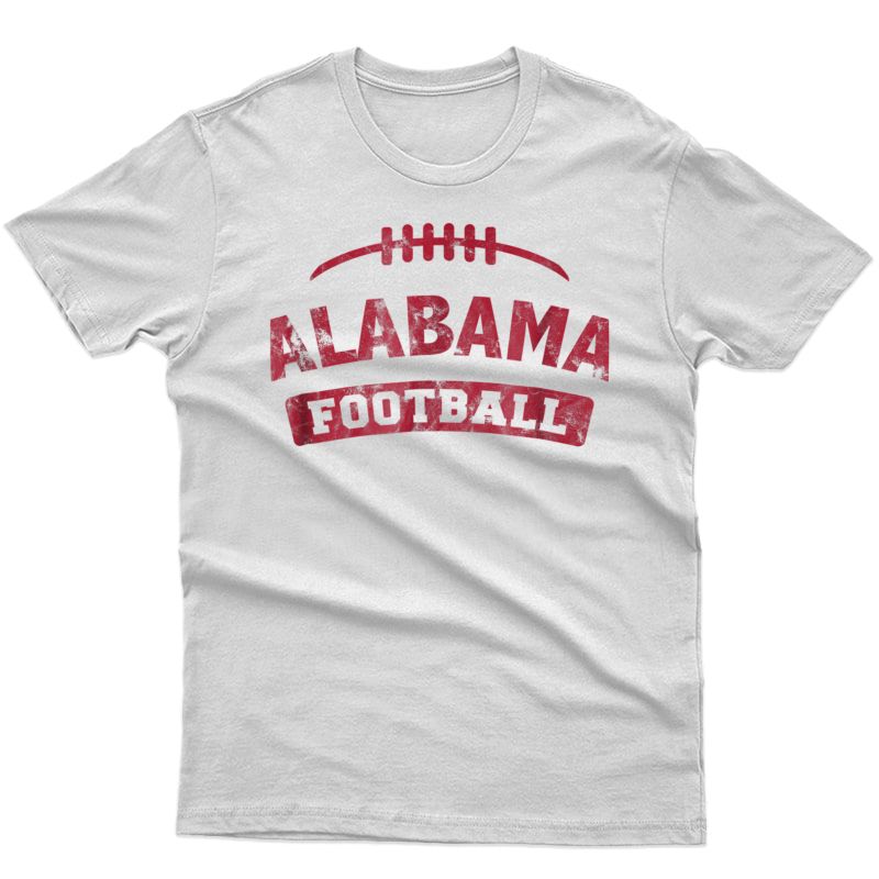 Alabama Football Distressed Vintage Tshirt