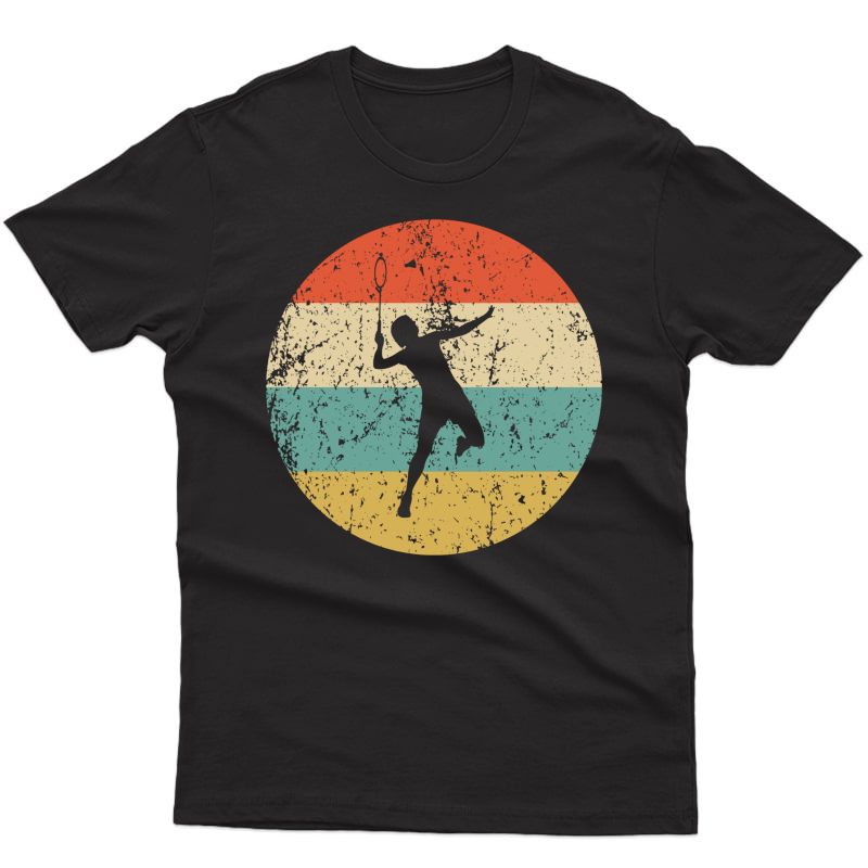 Badminton Vintage Retro Badminton Player T-shirt