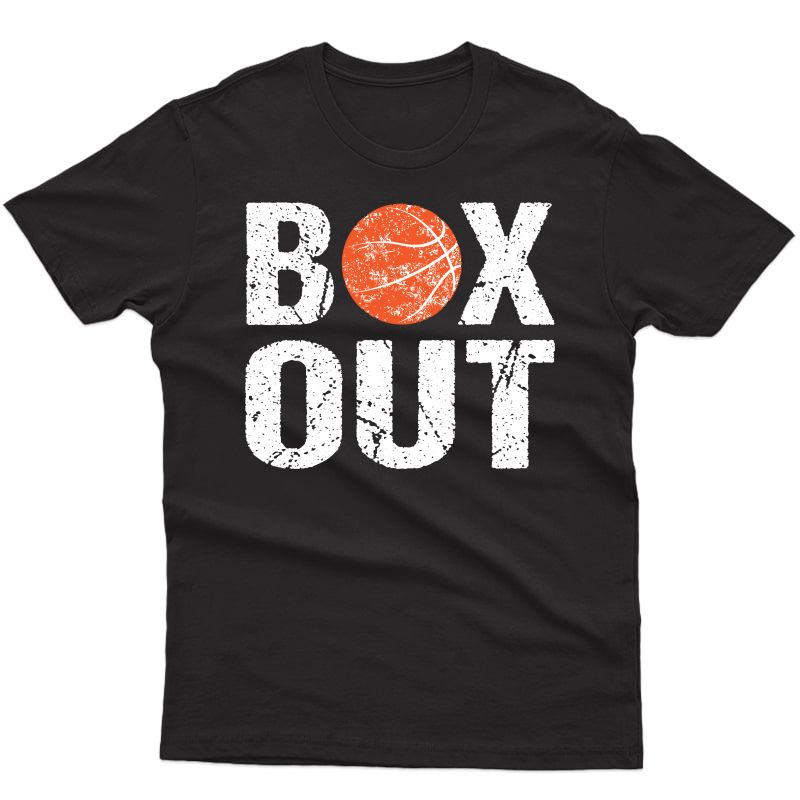 Basketball Coach Tshirt Box Out Saying Novelty Shirt Gift