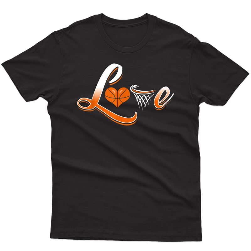 Basketball Love Shirt, Basketball Tshirt For Girls 