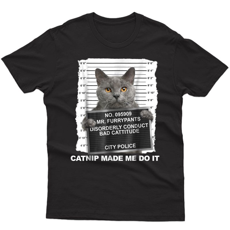 catnip made me do it shirt