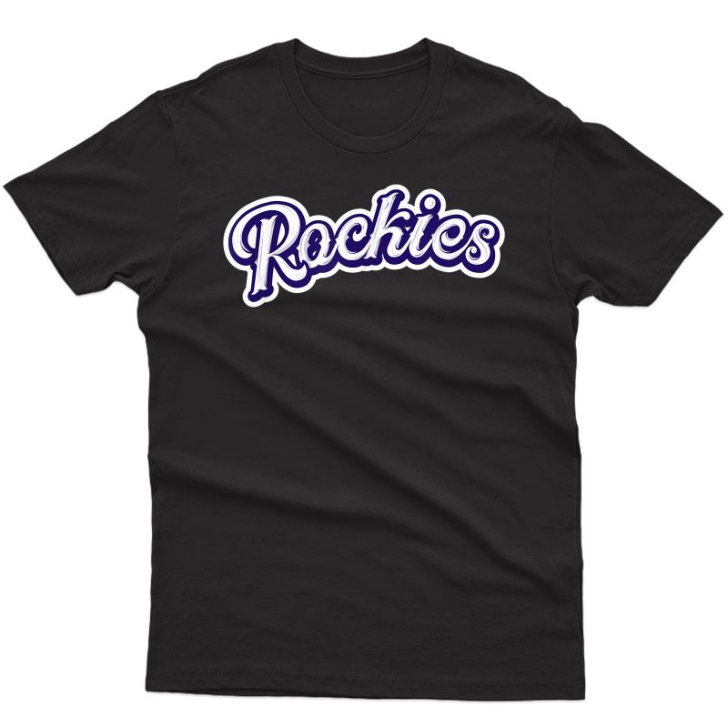 Colorado Rocky Mountain Baseball Sports Team Ness T-shirt