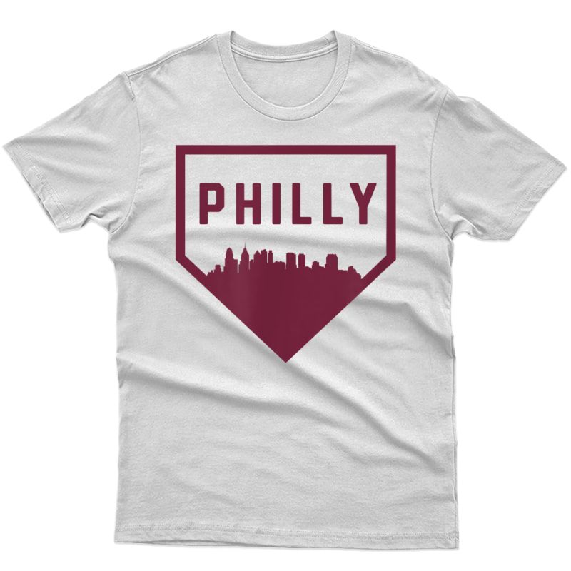 Cool Philly Philadelphia Baseball Home Skyline Shirt