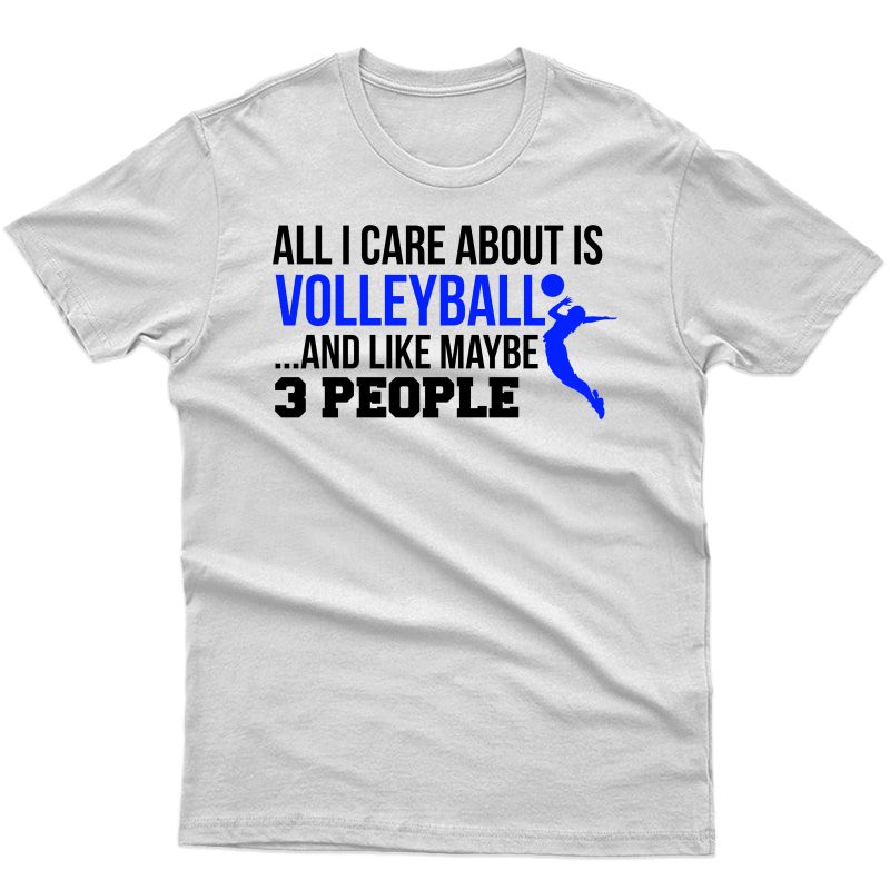 Cute College Volleyball T-shirt For Teen Girls And 