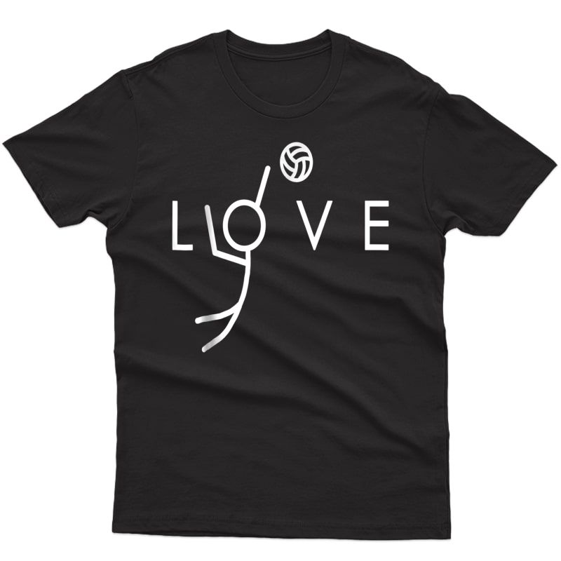 Cute Volleyball T Shirts For Teen Girls - Spike Love Shirt