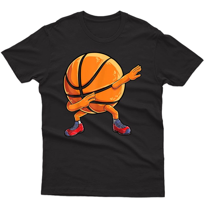 Dabbing Basketball Ball T Shirt Dab Dance Gifts