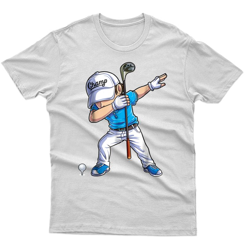 Dabbing Golf T Shirt For Dab Dance Golfing Golfer Gifts