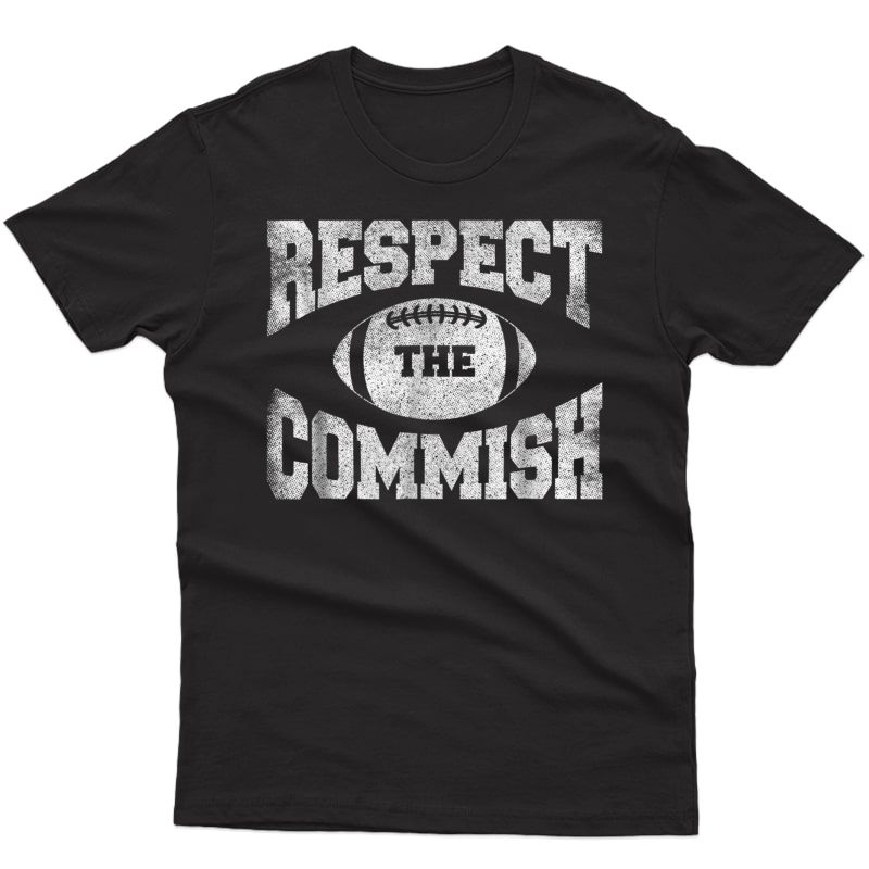 Fantasy Football Shirt Vintage Best Commish Ever T-shirt