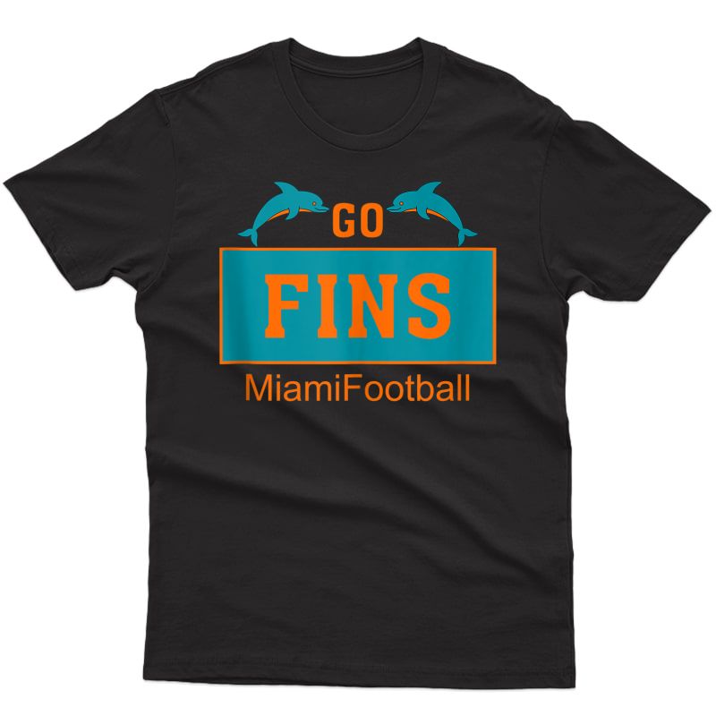 Fins Miami Florida American Football Dolphin Elets Shirt Tank Top