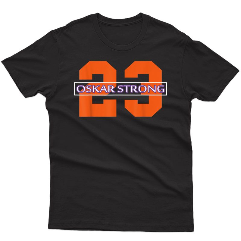 Flyers Fight Against Cancer - Oskar Strong Hockey Fight T-shirt