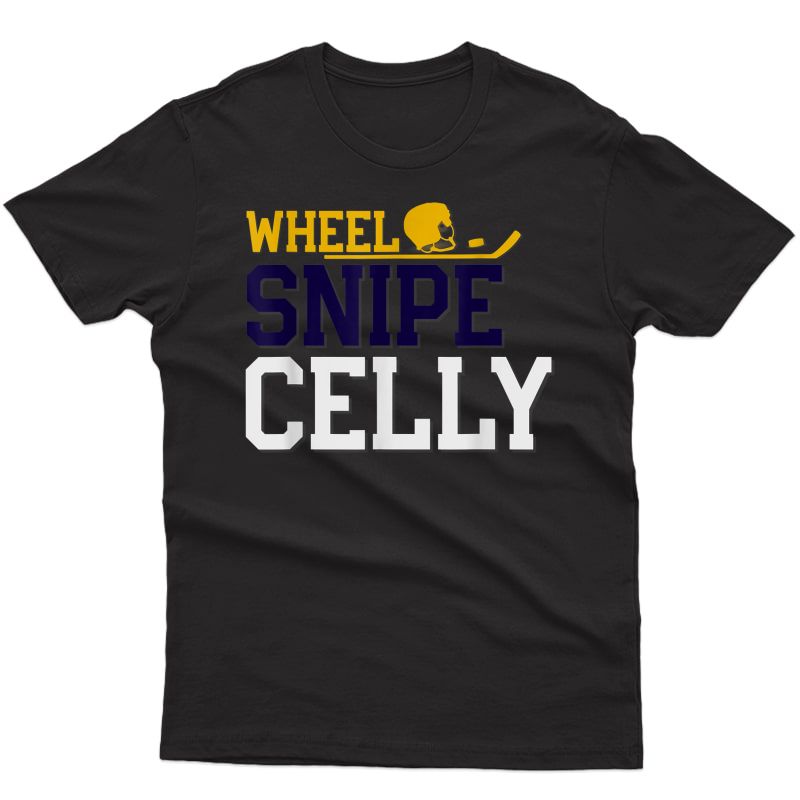 Hockey Team Wheel Snipe Celly Shamrock Shamrocks T-shirt