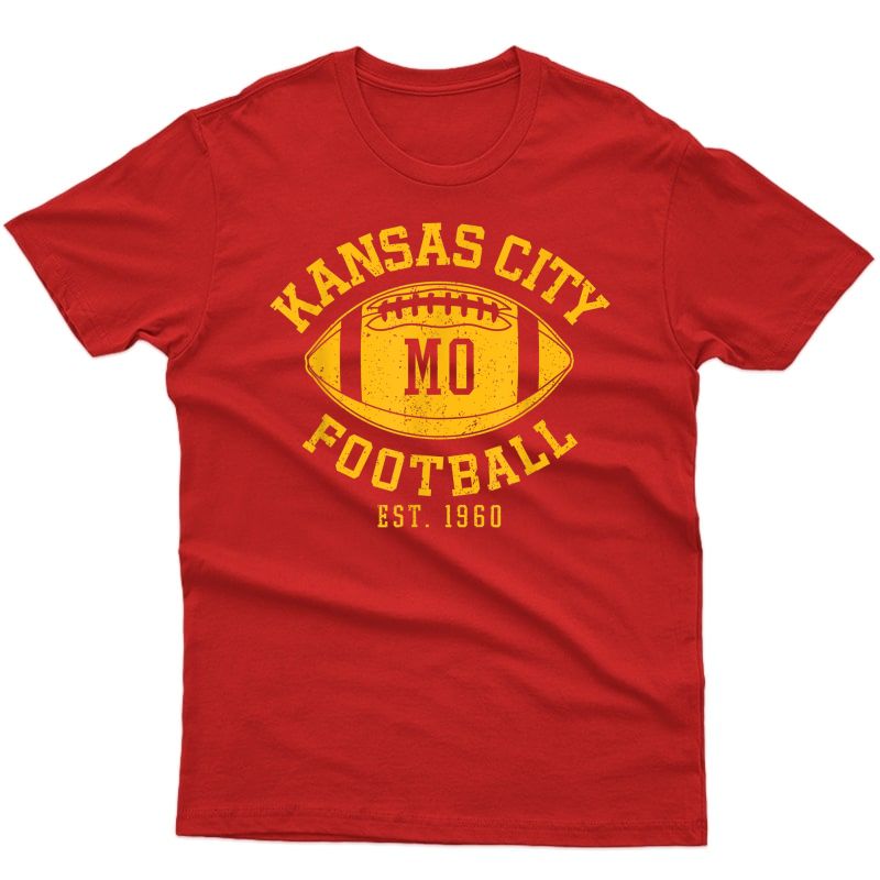 Kansas City Football | Vintage Kc Missouri Chief Retro Gift T-shirt