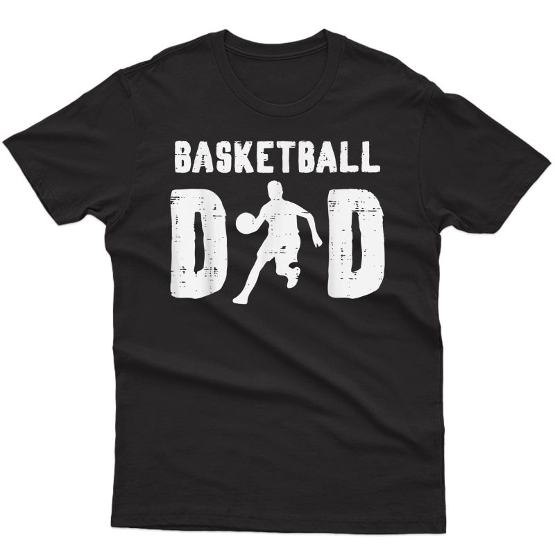 S Basketball Dad Cool Sport Coach Player Baller Daddy Papa T-shirt