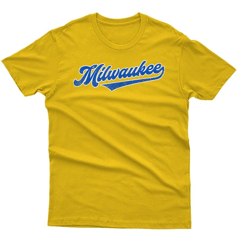 Milwaukee Baseball | Brewer Baseball Retro Gift T-shirt