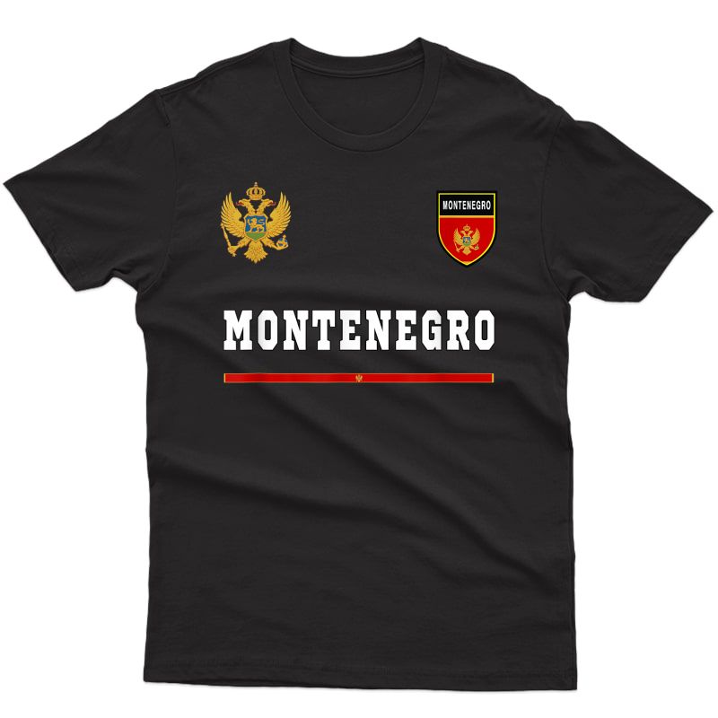 Montenegro Sport/soccer Flag Football T-shirt