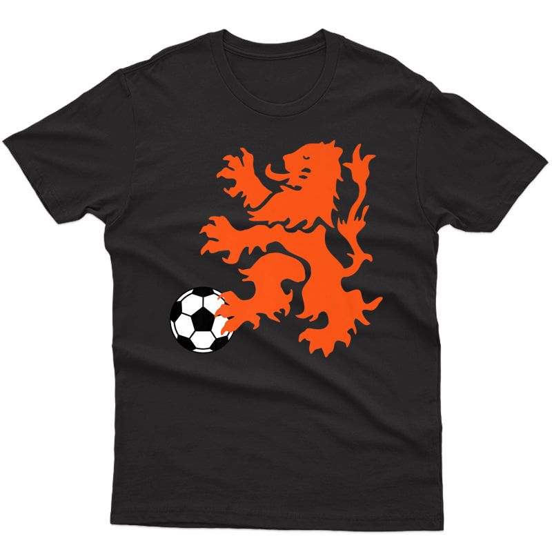 Netherlands Lion Rampant, Soccer Ball Premium T-shirt