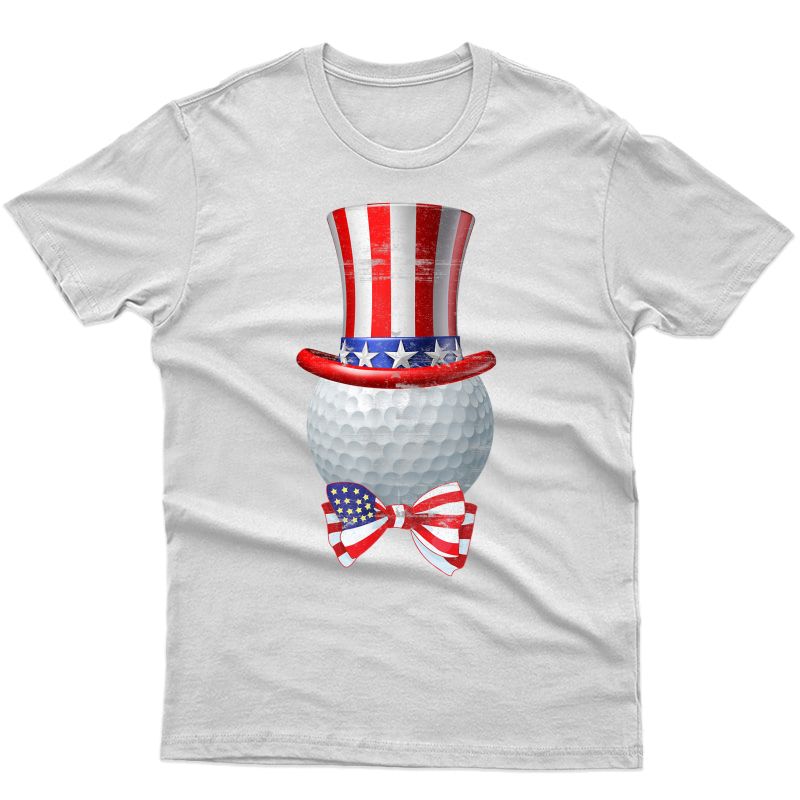 Patriotic America Flag Golf Shirt 4th Of July Gift Mom Dad