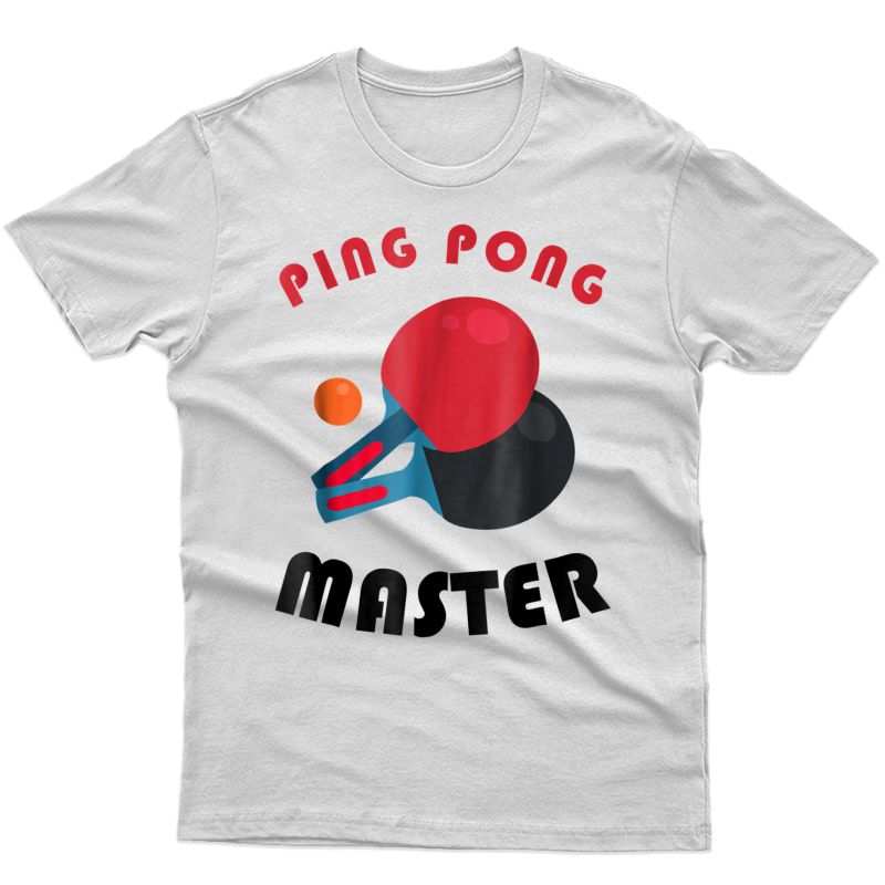 Ping Pong Champion Table Tennis Paddle Lover Present Tshirt