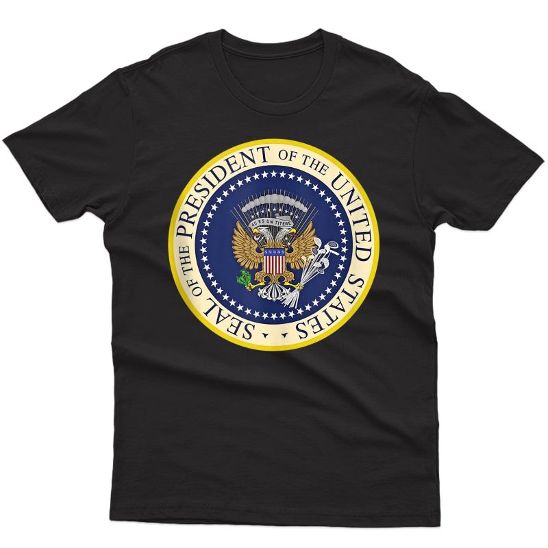 President Trump U.s. Presidential Seal Golf: 45 Is A Puppet Tank Top Shirts