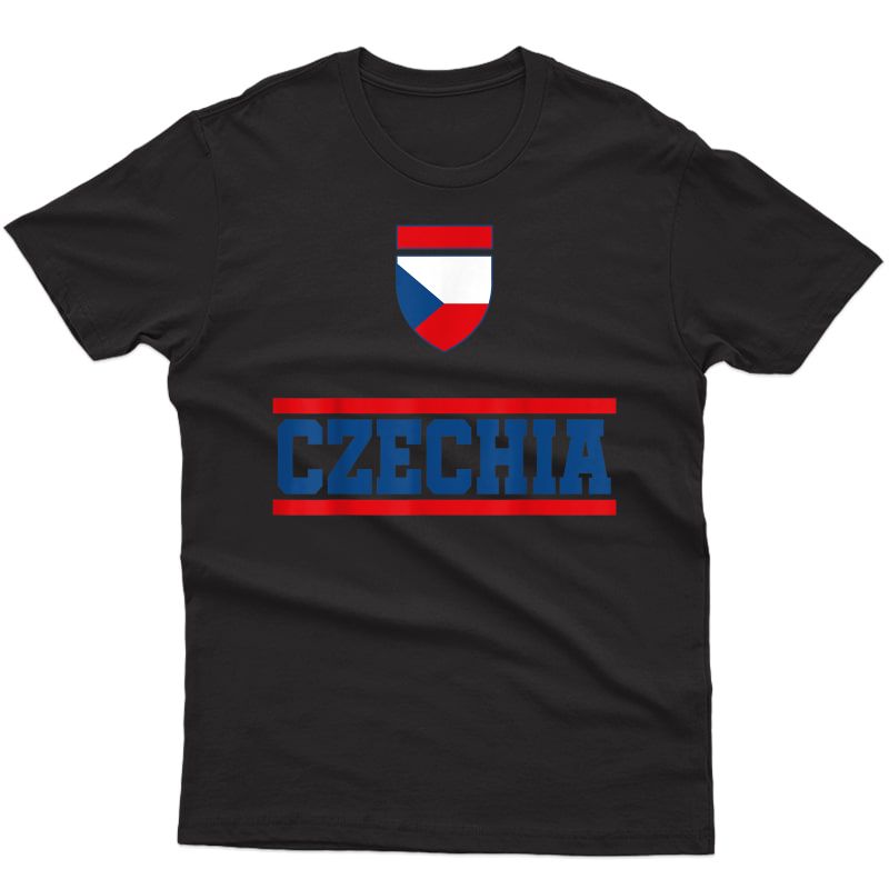 Retro Czech Republic Football Top Euro Czechia Soccer T-shirt