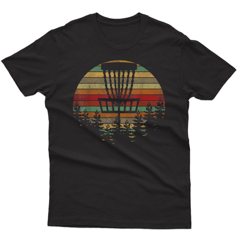 Retro Vintage Disc Golf Shirt Frolf Flying Disc Sport T-shirt