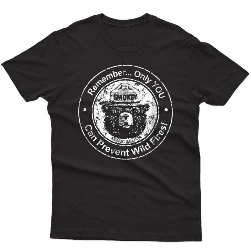 Smokey Bear Only You Can Prevent Etc - Seal T-shirt