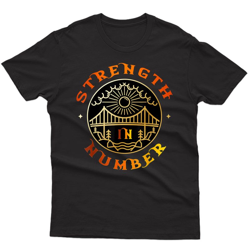 Strength In Number Basketball Golden State-area Warriors T-shirt