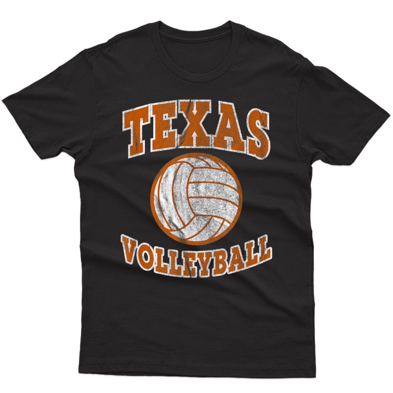 Texas Volleyball Vintage Distressed T-shirt