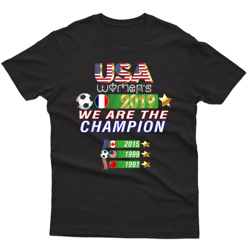 Usa Soccer Shirt We Are Champion,the Fourth Star Shirt