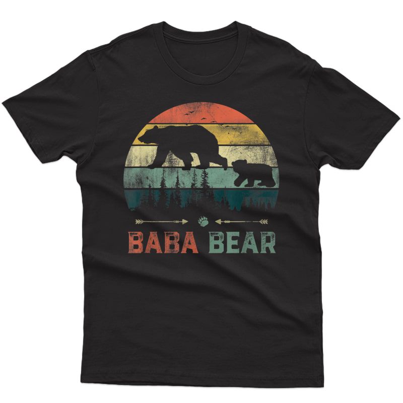 Vintage Baba Bear Wildling Father's Day T-shirt