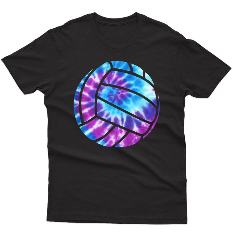 Volleyball Tie Dye Blue Purple Teenage Girls Perfect Gift T-shirt