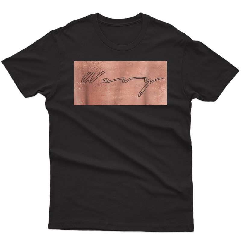 Wavy Rose Gold T-shirt Sneaker Heads Basketball Shoes Fresh