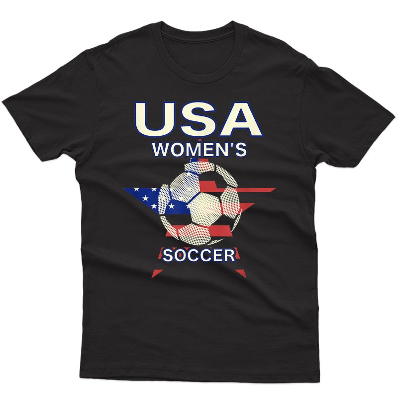  Soccer Shirt Usa Flag T-shirt