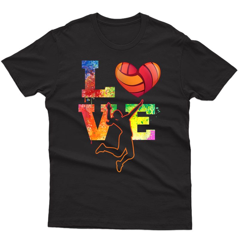  Love Volleyball Tshirt For Teen Girls Volleyball Gift T-shirt